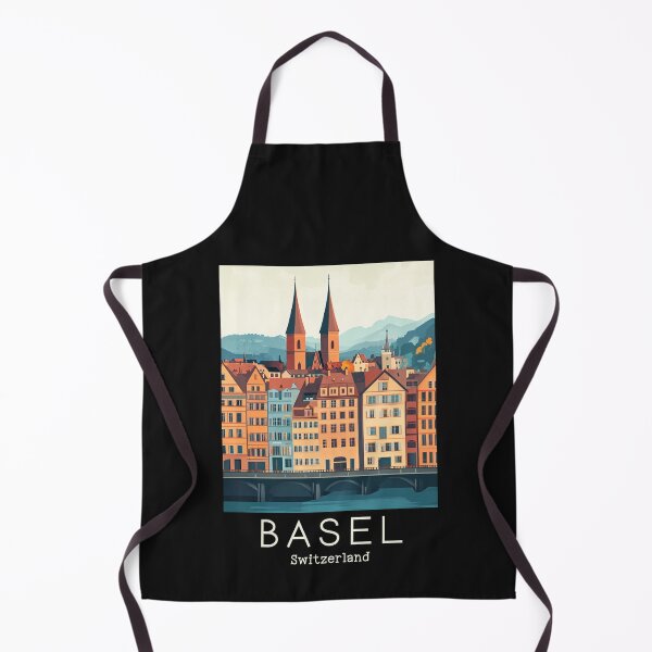 Item preview, A Vintage Travel Illustration of Basel - Switzerland  designed and sold by GoodOldVintage.