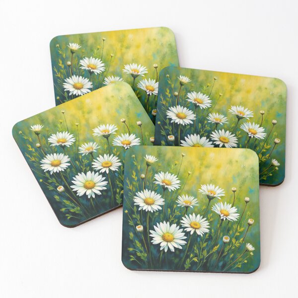 Item preview, Floral Garden Bliss: Lush Daisies in a Summer Meadow designed and sold by twisted-dot.