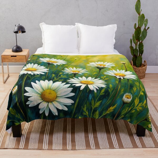 Item preview, Floral Garden Bliss: Lush Daisies in a Summer Meadow designed and sold by twisted-dot.