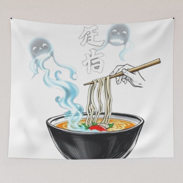 Item preview, Ghostly Ramen Bowl designed and sold by enerjik.