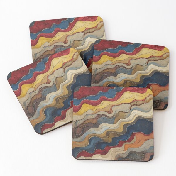 Item preview, Flowing Shapes Vibrant Colors designed and sold by Sigtrix.