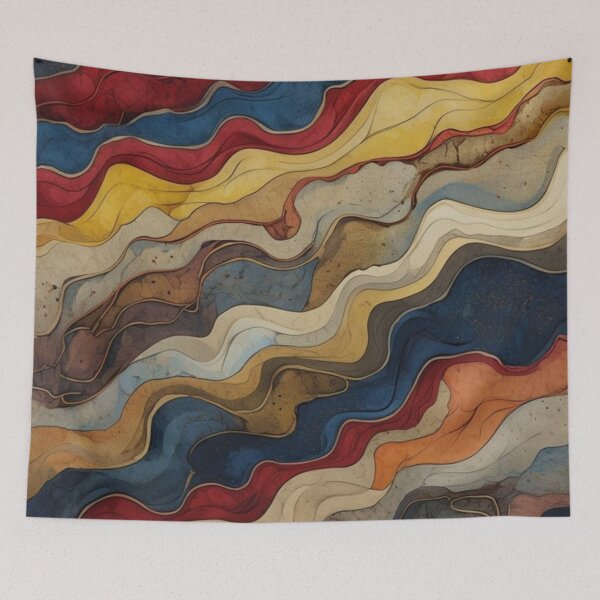Item preview, Flowing Shapes Vibrant Colors designed and sold by Sigtrix.