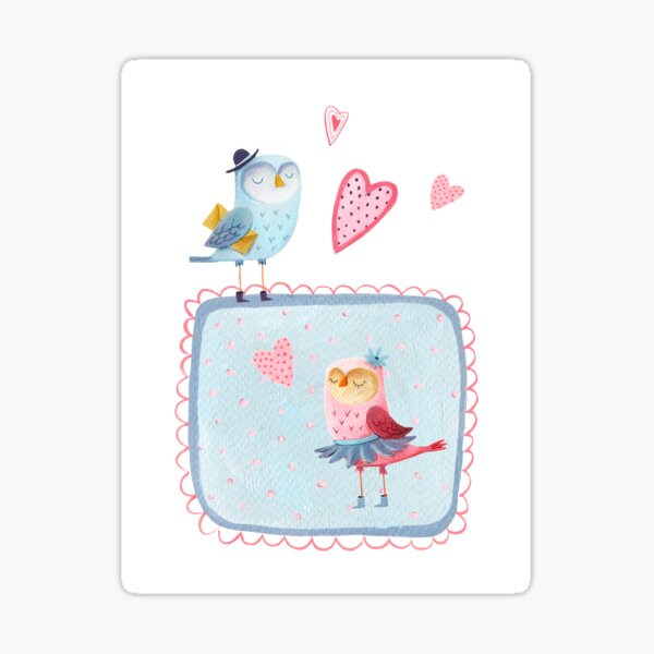 Item preview, Whimsical Blue and Pink Canary Illustration - Delightful Bird Art for Home Decor designed and sold by FestivityFinds.