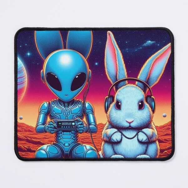 Item preview, rabbit and alien electronic music listening designed and sold by Dogandesighn.