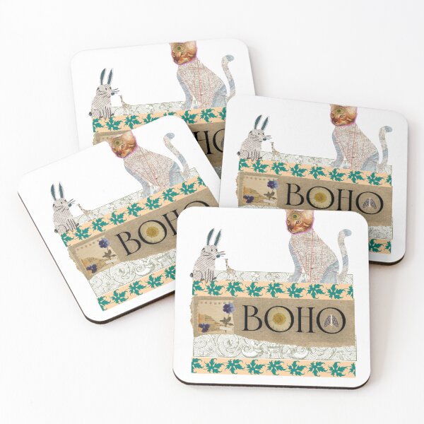 Item preview, Elegant Boho Animal Collage T-Shirt - BOHO designed and sold by GorinART.