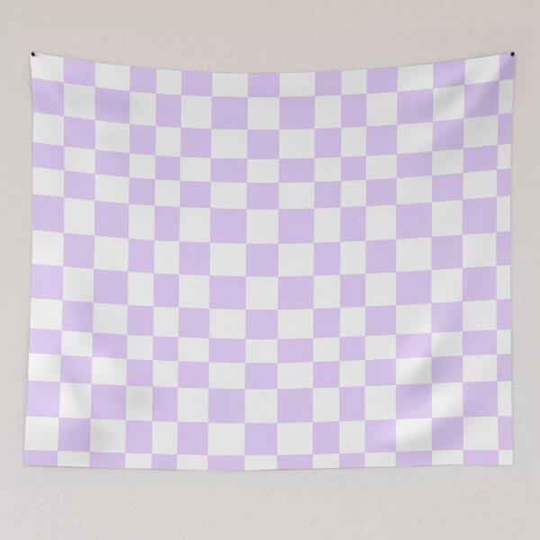 Item preview, Lilac Purple and White Checkers  designed and sold by JaygiesDesign.