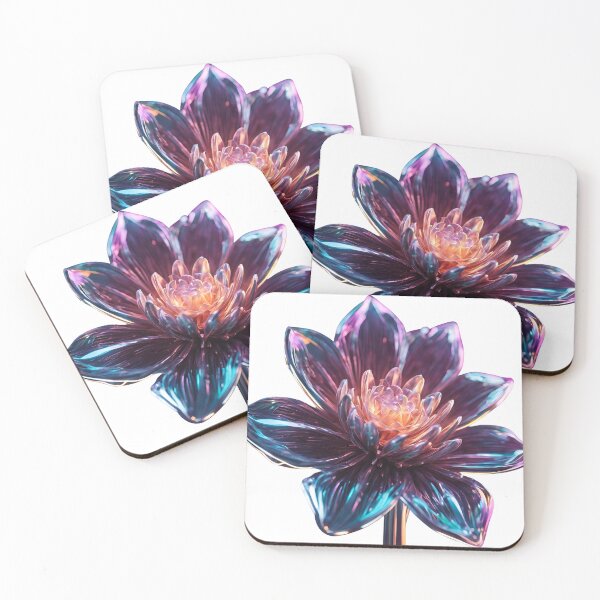 Item preview, Techno Bloom - Digital Flower with Futuristic Circuit Aesthetic designed and sold by Traloch O'Laoi.