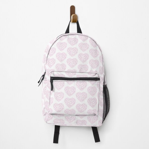 Item preview, Offset Grid Small White Cow Patches on Pink Cowhide | Continues White Cow Heart designed and sold by PatternPen.