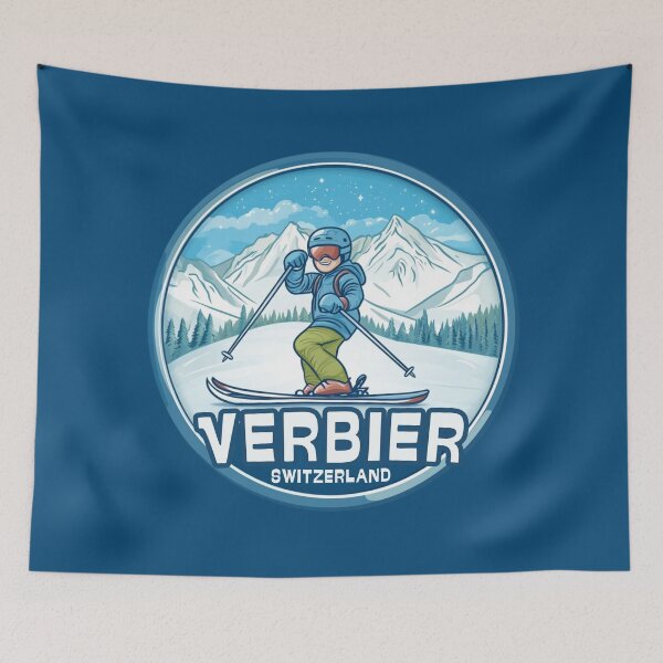 Item preview, Verbier - Switzerland  designed and sold by GoodOldVintage.