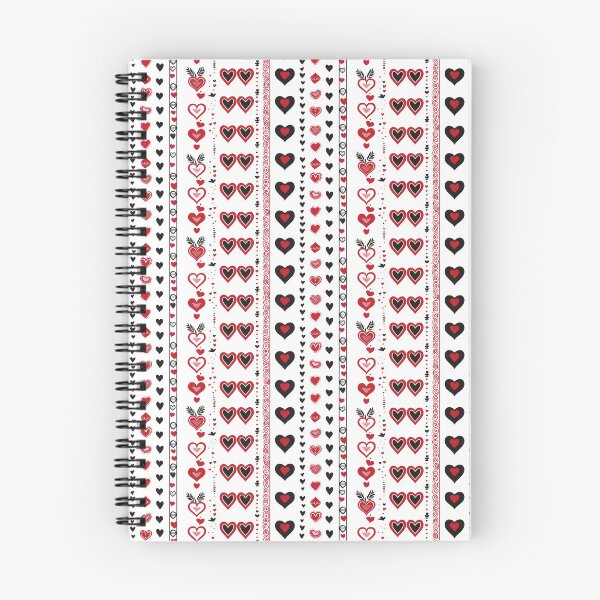 Item preview, Charming Vertical Hearts Pattern - Whimsical Digital Illustration for Love and Decor designed and sold by FestivityFinds.