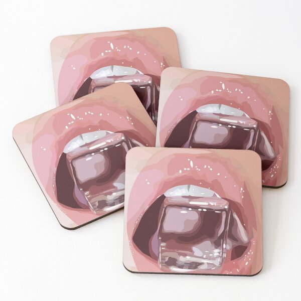 Item preview, Pop Art Lips with Ice Cube designed and sold by leekatwan.