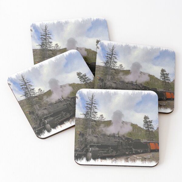 Item preview, Vintage Steam Train Through the Colorado West designed and sold by kristalcurt.
