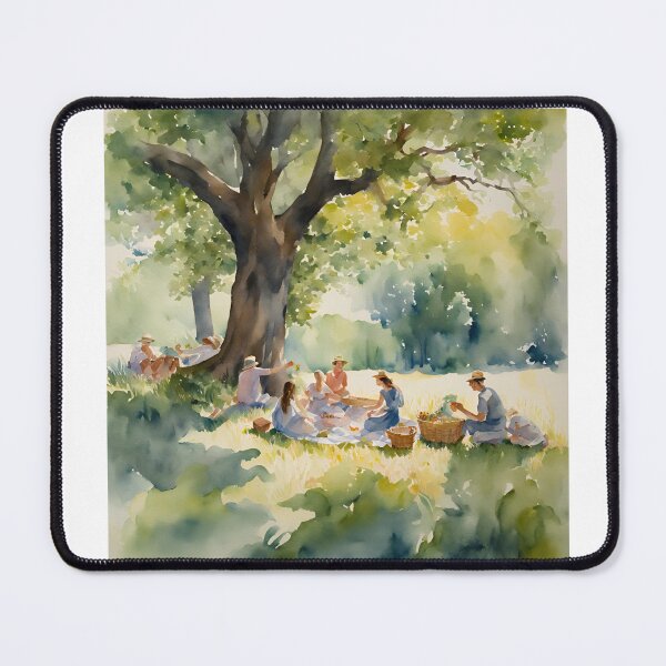 Item preview, People having Picnics under a Tree designed and sold by SayuriCrafts.