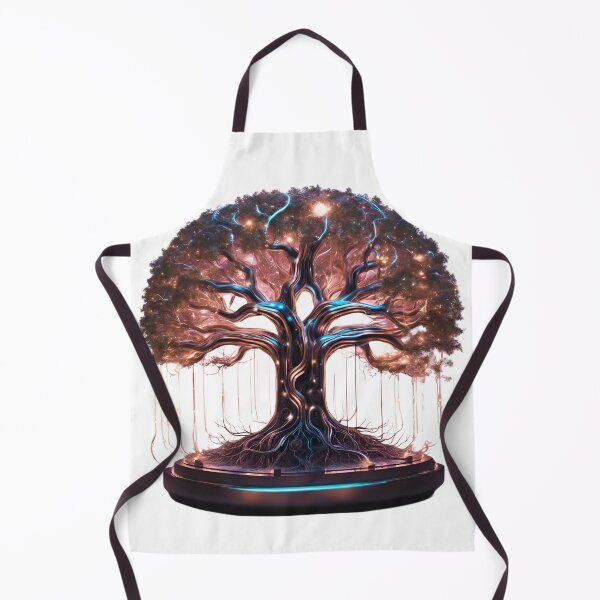 Item preview, Techno Tree of Life - Digital Tree of Life with Futuristic Circuit Aesthetic designed and sold by Traloch O'Laoi.