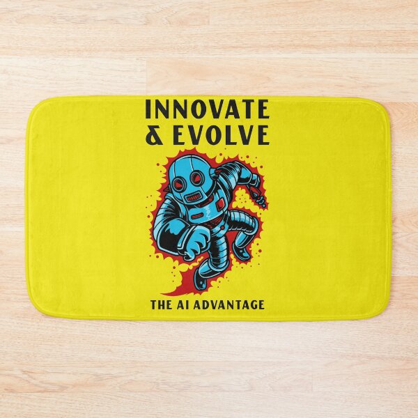 Item preview, Innovate & Evolve: The AI Advantage Poster - Futuristic Robot Design designed and sold by ImagineRainbows.