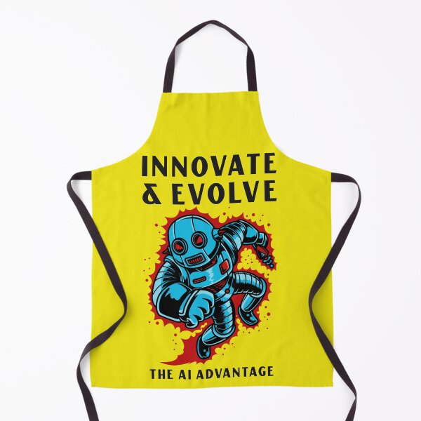 Item preview, Innovate & Evolve: The AI Advantage Poster - Futuristic Robot Design designed and sold by ImagineRainbows.