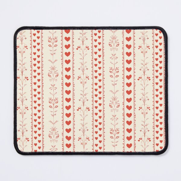 Item preview, Vertical Heart and Floral Pattern - Whimsical Digital Art for Home Decor designed and sold by FestivityFinds.