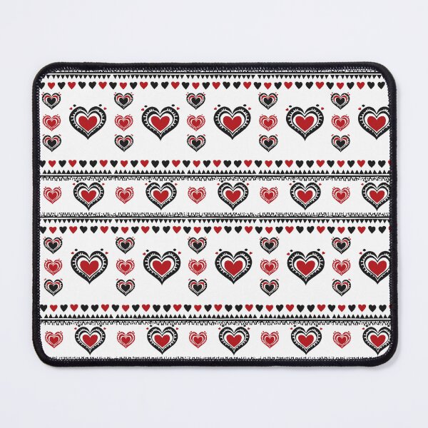 Item preview, Tribal Heart Pattern - Unique Horizontal Design Blending Love and Culture designed and sold by FestivityFinds.