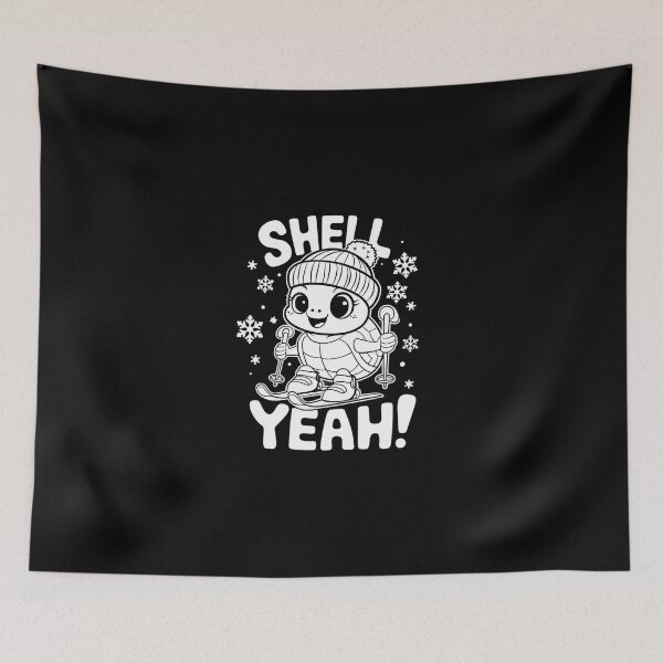 Item preview, Shell Yeah! Skiing turtle designed and sold by MagicWander.