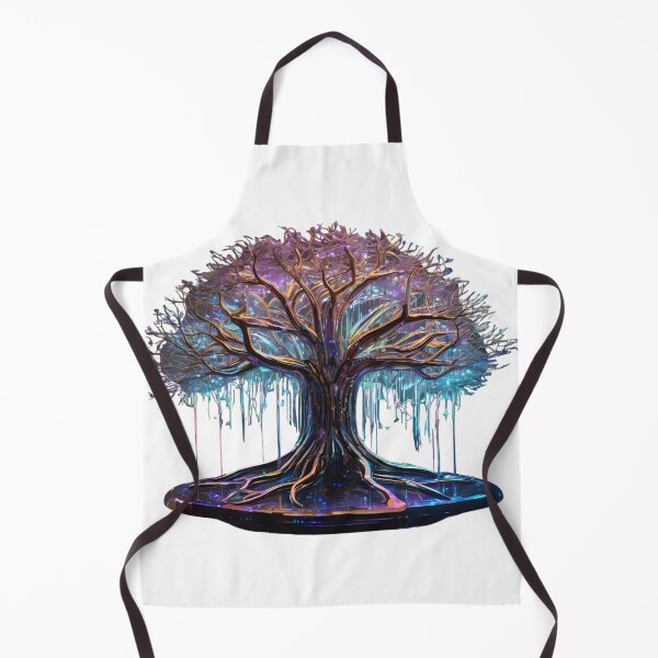 Item preview, Techno Tree of Life v2 - Digital Tree of Life with Futuristic Circuit Aesthetic designed and sold by Traloch O'Laoi.