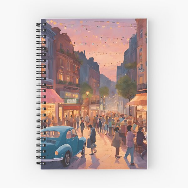Item preview, City hustling and bustling at night designed and sold by SayuriCrafts.