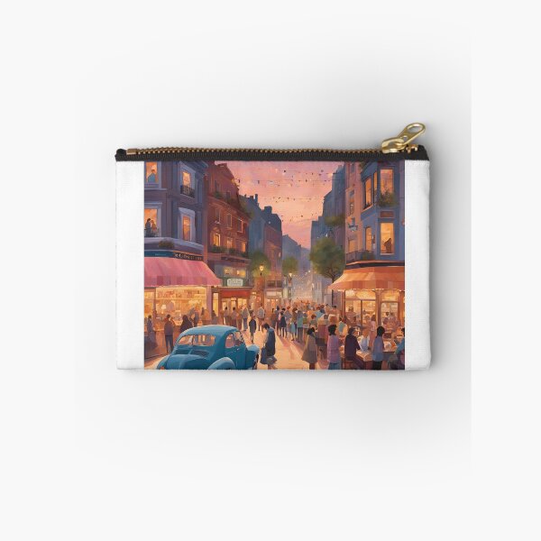Item preview, City hustling and bustling at night designed and sold by SayuriCrafts.