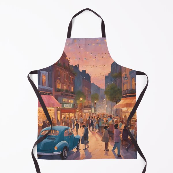 Item preview, City hustling and bustling at night designed and sold by SayuriCrafts.