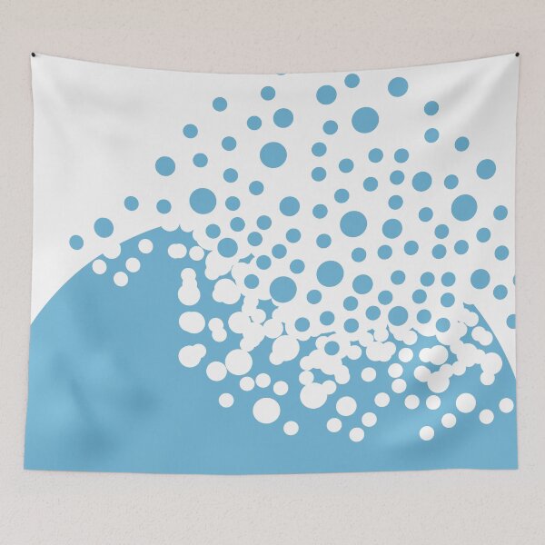 Item preview, Disintegrating Circle with Bubbles designed and sold by DesignWiseTeam.