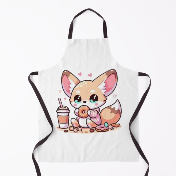 Item preview, fennec fox with coffee designed and sold by Eternalski.
