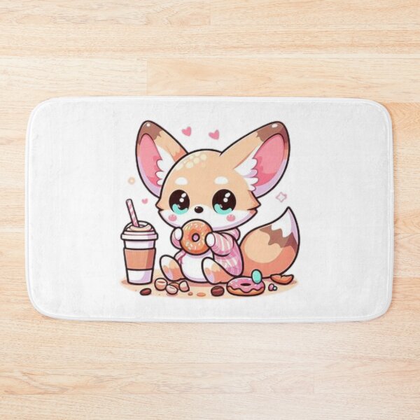 Item preview, fennec fox with coffee designed and sold by Eternalski.
