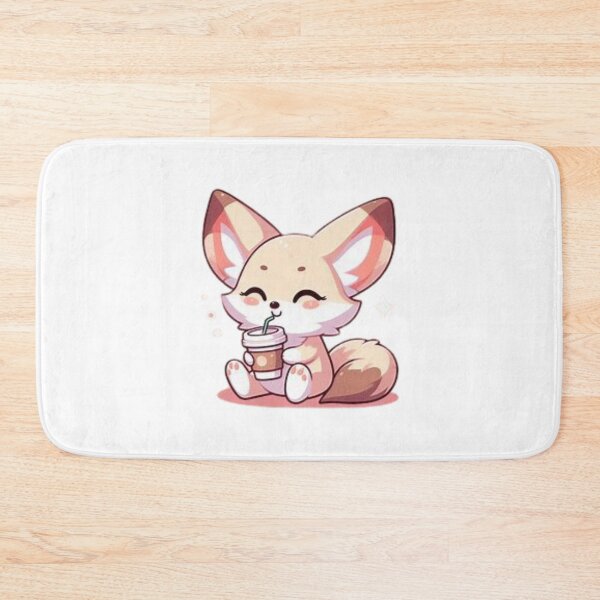 Item preview, fennec fox with coffee designed and sold by Eternalski.