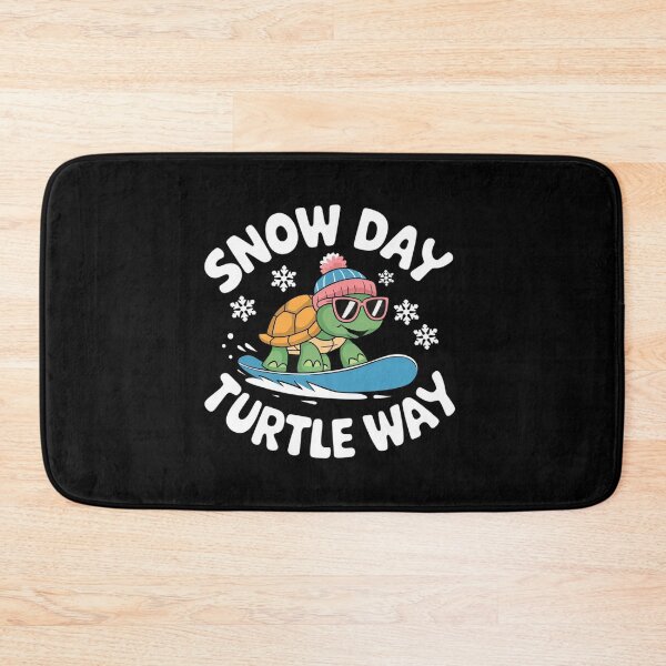 Item preview, Snow Day, Turtle Way! Skiing Turtle designed and sold by MagicWander.