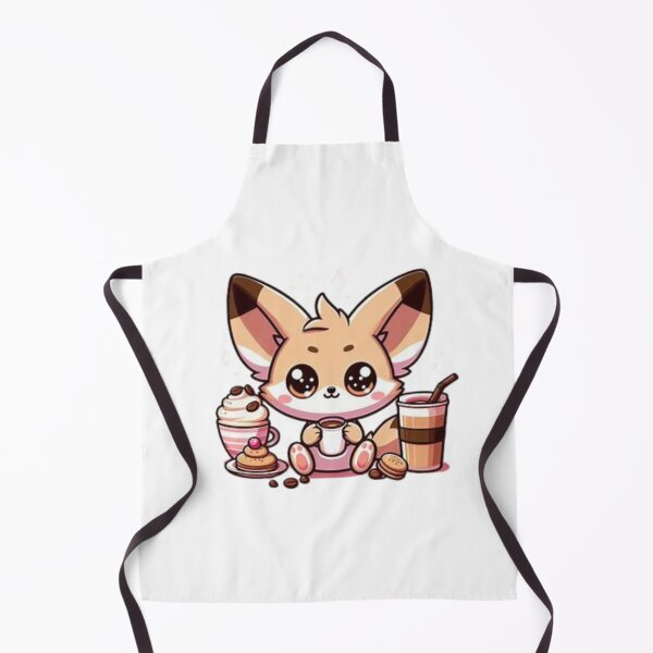 Item preview, fennec fox with coffee designed and sold by Eternalski.