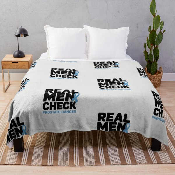 Item preview, Prostate Cancer Free Awareness Month Real Men Check designed and sold by AniArtPL.