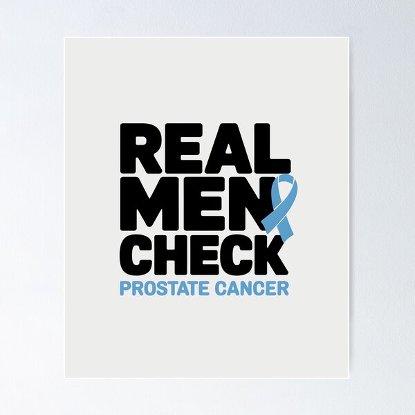 Item preview, Prostate Cancer Free Awareness Month Real Men Check designed and sold by AniArtPL.