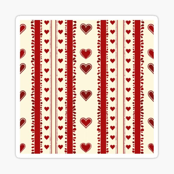 Item preview, Charming Vertical Heart Pattern - Whimsical Digital Art for Love and Decor designed and sold by FestivityFinds.