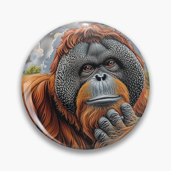 Item preview, Orangutan Portrait designed and sold by PetsArt.