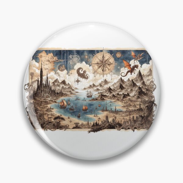 Item preview, Fantasy Map Explorer | Cartography Lover designed and sold by Retr0Tshirts.