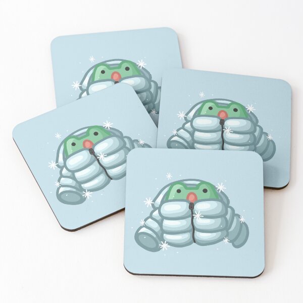Item preview, Frog in puffer jacket designed and sold by FlowMinnow.