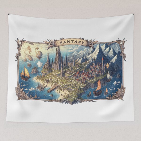 Item preview, Fantasy Map Explorer designed and sold by Retr0Tshirts.