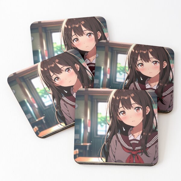 Item preview, Cute Girl With Brown Hair designed and sold by Glimsy.