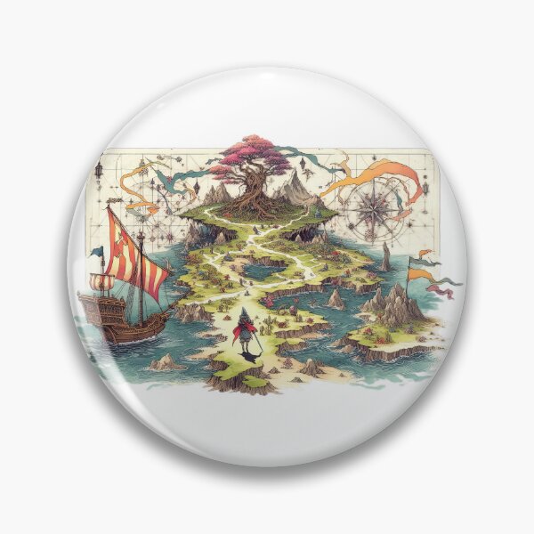 Item preview, Fantasy Map Hero Adventure designed and sold by Retr0Tshirts.