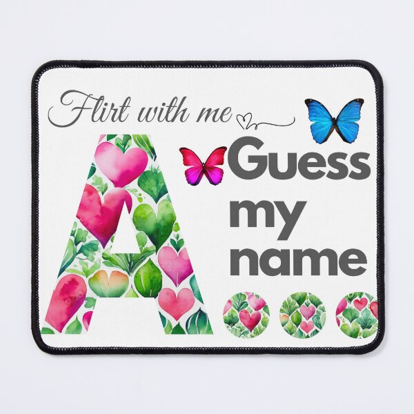 Item preview, Flirt with me GUESS MY NAME A... designed and sold by GrifonJ.