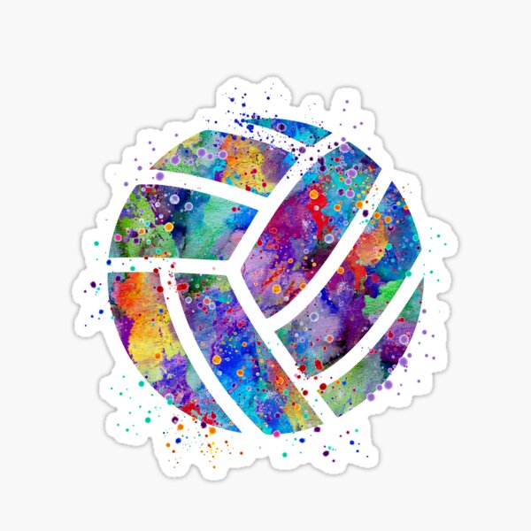Item preview, Volleyball Watercolor Art Decor Sports Painting Gift designed and sold by LotusGifts.
