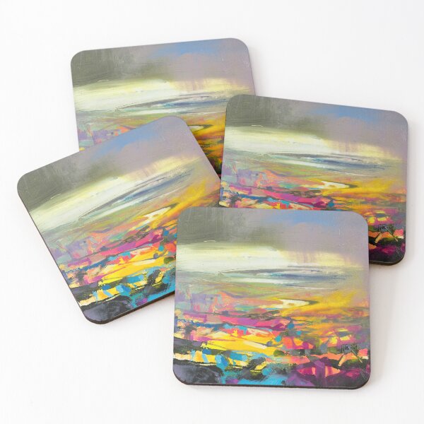 Item preview, 'Luminance Study 1' oil on linen abstract landscape painting  designed and sold by scottnaismith.