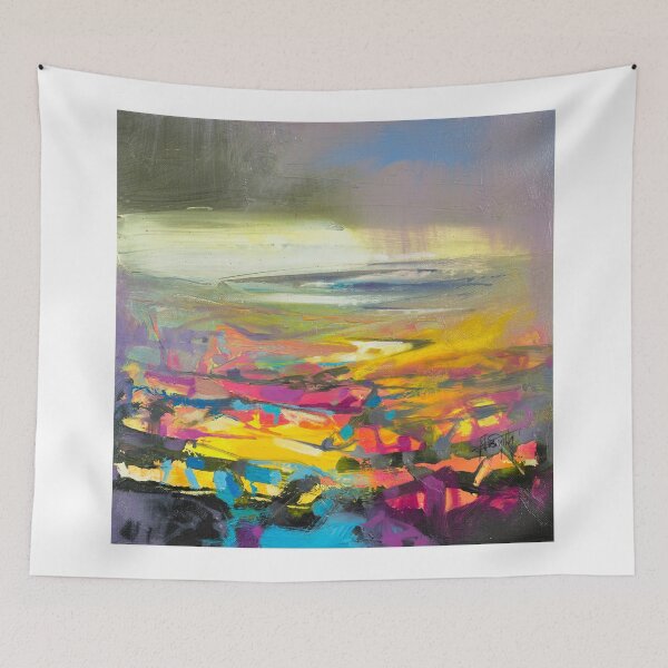 Item preview, 'Luminance Study 1' oil on linen abstract landscape painting  designed and sold by scottnaismith.