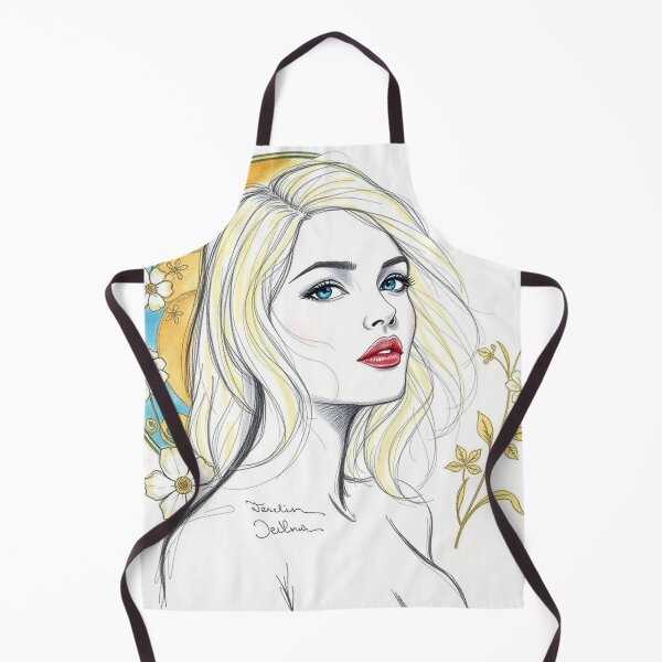 Artikelvorschau, Schöne blonde Dame Illustration inspiriert von Gustav Klimt entworfen und verkauft von Vintage Designs +.