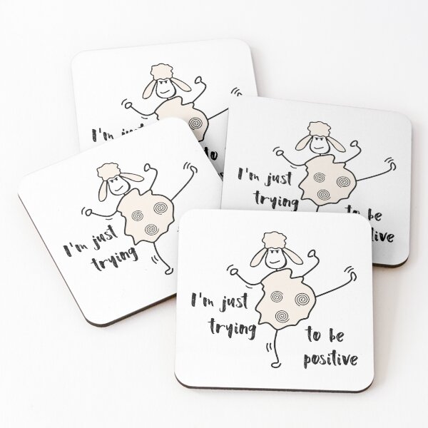 Item preview, Sheep-just positive designed and sold by ANVivid.