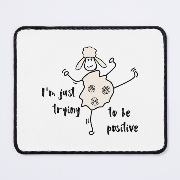 Item preview, Sheep-just positive designed and sold by ANVivid.