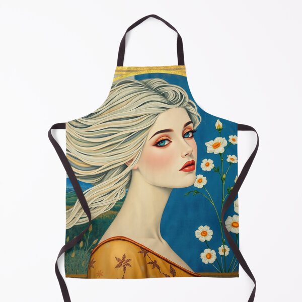 Artikelvorschau, Schöne blonde Dame Illustration inspiriert von Gustav Klimt entworfen und verkauft von Vintage Designs +.